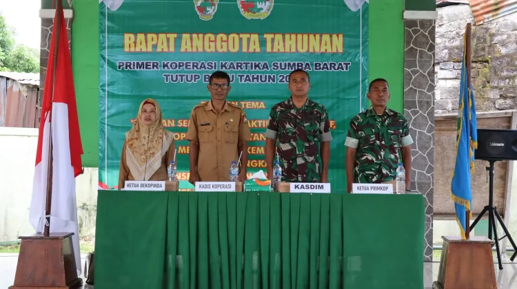 Koperasi Kartika Kodim 1613 Sumba Barat Gelar RAT