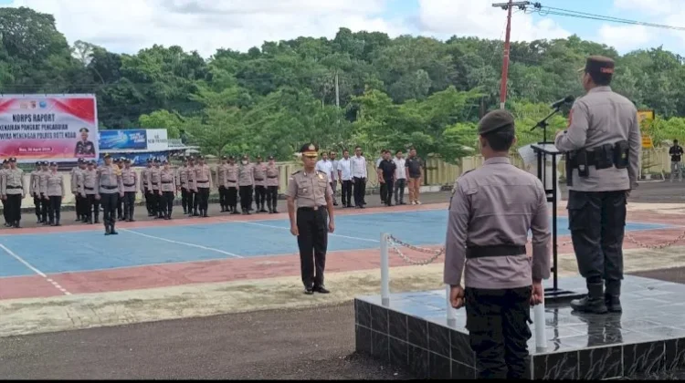 Korps Raport, Kapolres Rote Ndao Apresiasi Dedikasi Personel