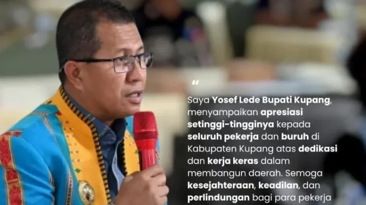 Bupati Kupang Apresiasi Pekerja di Hari Buruh 2026
