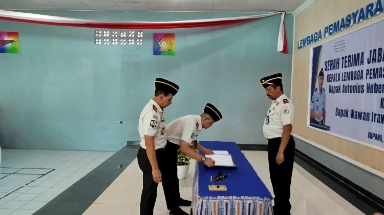 Sertijab dan Pisah Sambut Kepala Lapas Dewasa Kelas 2A Kupang