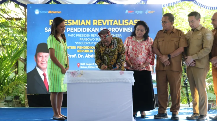 Mendikdasmen RI Resmikan Revitalisasi Satuan Pendidikan Sekolah se-NTT 2026