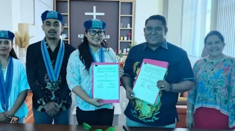 Sinode GMIT GMKI Kupang Teken MoU   Pemberdayaan Masyarakat