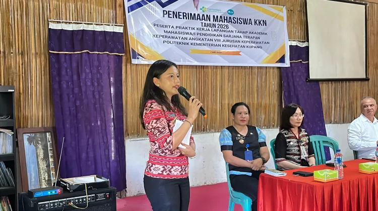 Wakil Bupati Kupang Sambut Mahasiswa KKN Poltekkes Kupang