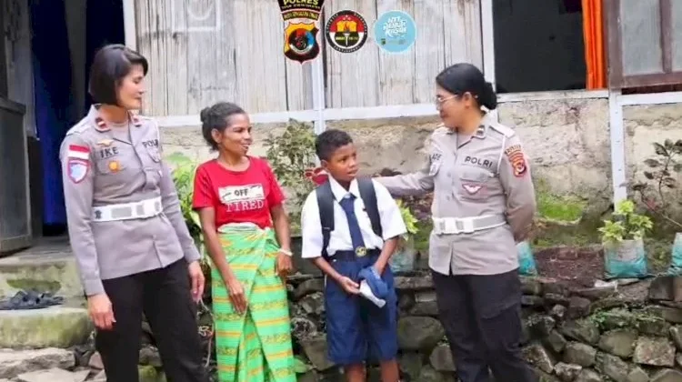 Viral di Medsos, Otni Neolaka Dapat Bantuan Dari Kapolda NTT