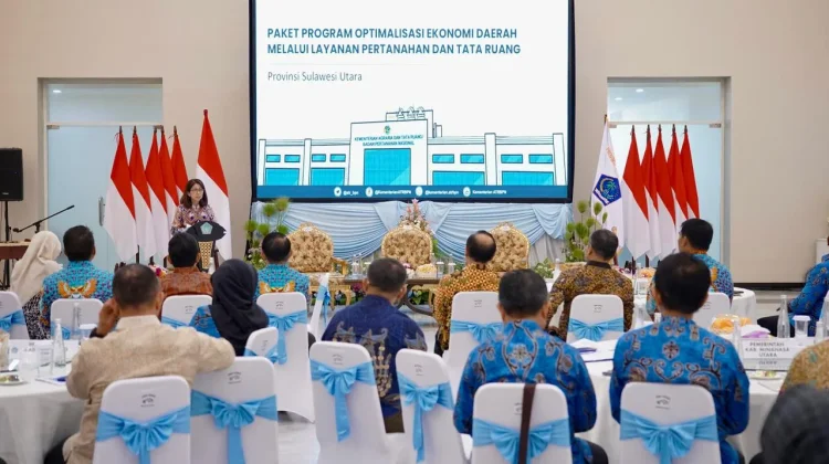 Sulut Jadi Percontohan Nasional Reformasi Layanan Pertanahan Terintegrasi