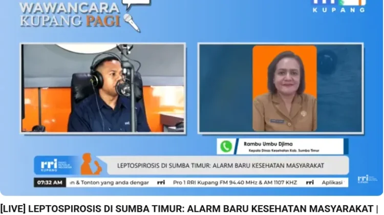 Dinkes Sumba Timur Imbau Warga Waspadai Penularan Penyakit Leptospirosis
