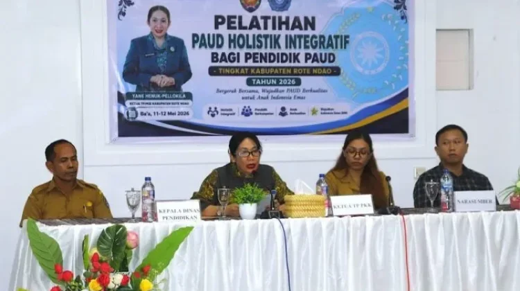 Ketua TP PKK Tutup Pelatihan PAUD HI Rote Ndao