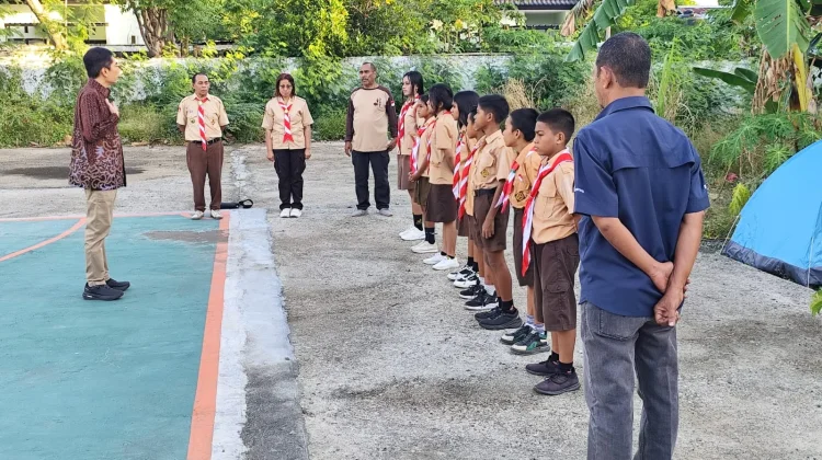 Pramuka RRI Kupang Bentuk Karakter lewat Perjusami Internal