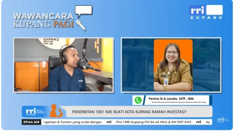 Penerbitan NIB Dorong Pertumbuhan Investasi Sehat di Kota Kupang