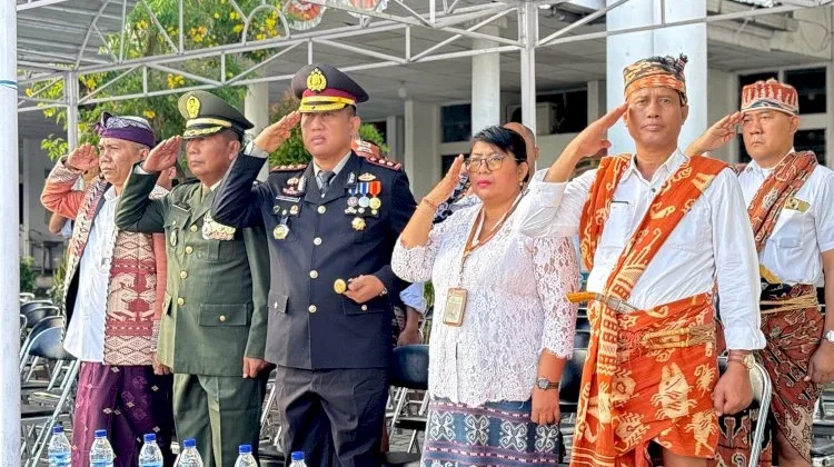 Semangat Harkitnas ke-118, Kapolres Sumba Timur Gaungkan Persatuan Bangsa