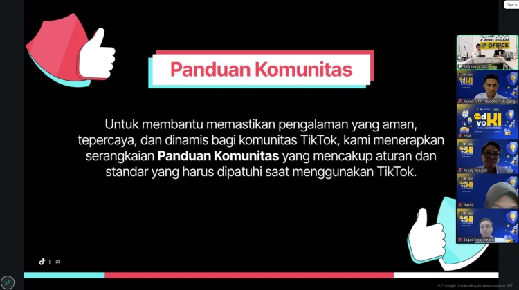 Perkuat Komunikasi Digital Kemenkum NTT Ikuti Pelatihan AdvoKI