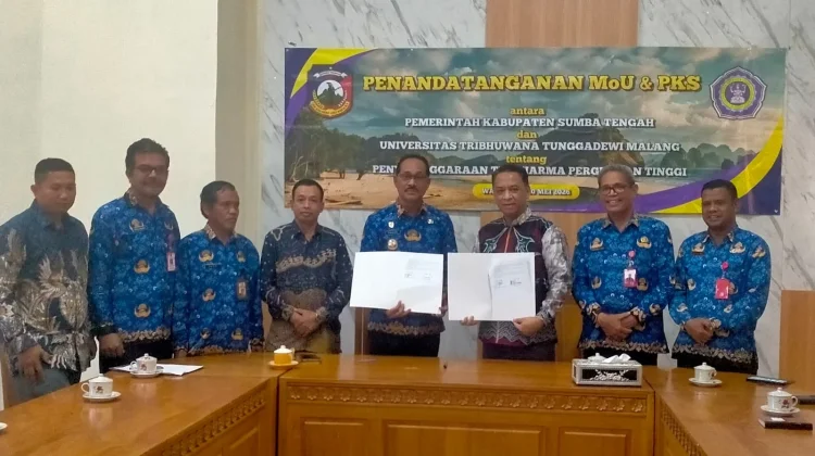 Penandatanganan Perpanjangan MoU, antara Unitri Malang dan Pemkab Sumba Tengah