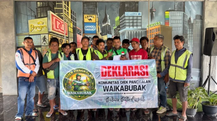 Komunitas Pangkalan Ojek Waikabubak Sumba Barat Resmi Deklarasi Kepengurusan