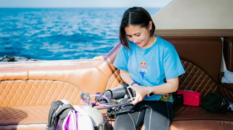 Prilly Resmi Jadi Rescue Diver Red Bull Bali 2026