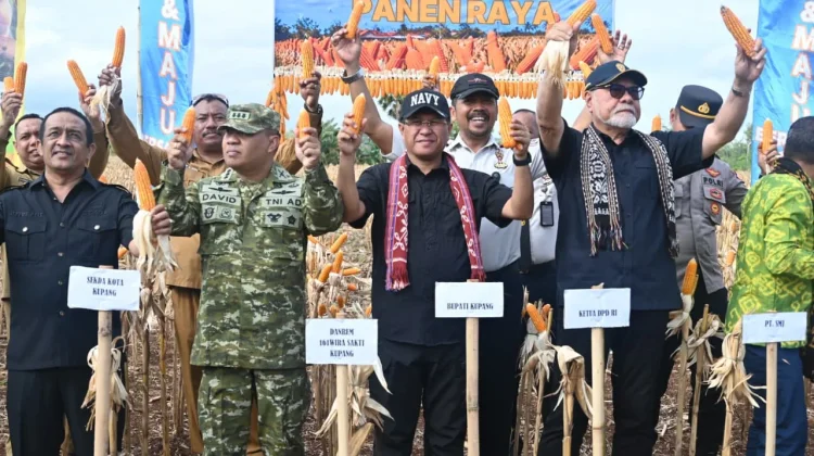 Bupati Kupang Hadiri Panen Raya di Lapas, Bukti Lahan Berbatu Bisa Produktif
