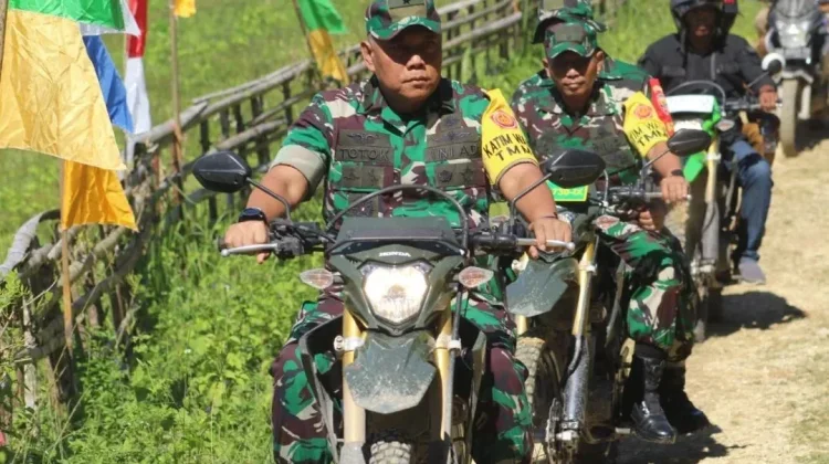 Dandim SBD Bersama Wasev Tinjau Lokasi Program TMMD