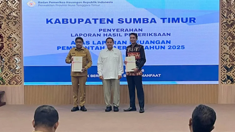 Pemkab Sumba Timur Kembali Raih Opini WTP ke 10 Dari BPK RI