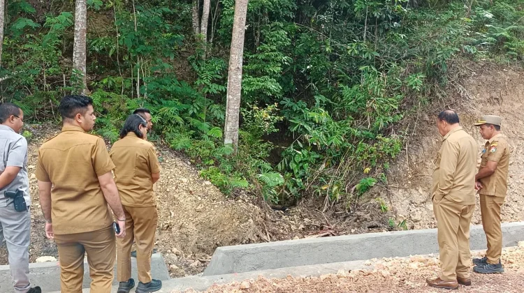 Bupati Bersama Dinas Teknis Terkait Tinjau Pembangunan Jalan  Subaka