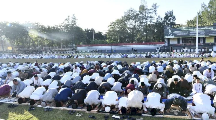 Sholat Idul Adha 1447 H di Mapolda NTT diikuti Ribuan Jamaah