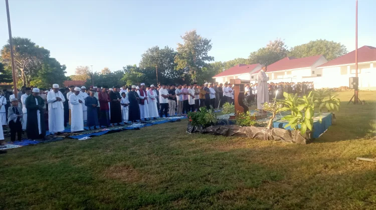 Sholat Iduladha 1447 H Moment Kebersamaan Prajurit TNI AL dan Masyarakat