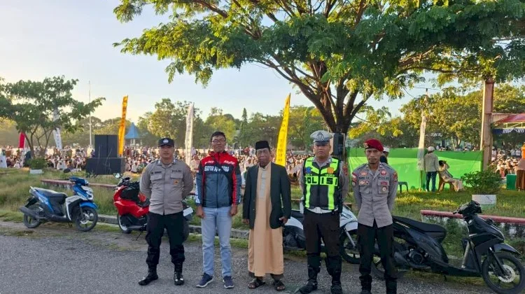 Polres Sumba Timur Kawal Kelancaran Sholat Iduladha 1447 Hijriah