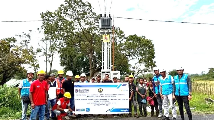 Wujudkan Akses Listrik Adil, PLN Terangi Desa Waepana I di Ngada