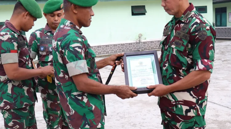 Dandim Sumba Barat Pimpin Tradisi Pindah Satuan Prajurit