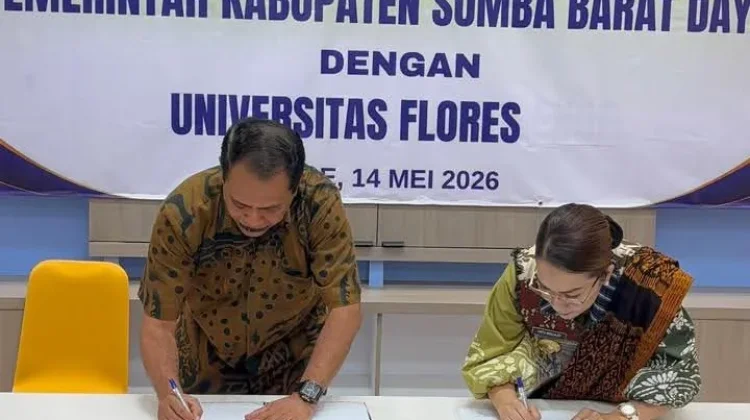 Pemkab SBD Gandeng Unflor MoU, Percepat Inovasi Pembangunan Daerah