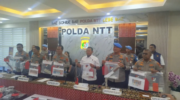 Polda NTT Ungkap 76 Kasus Konvensional 87 Orang Jadi Tersangka