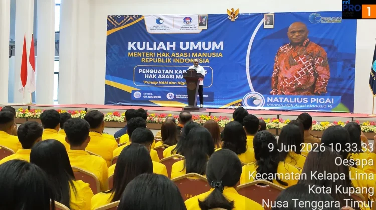 MenHAM RI Dorong Penguatan Budaya HAM dan Literasi Digital pada Mahasiswa di NTT