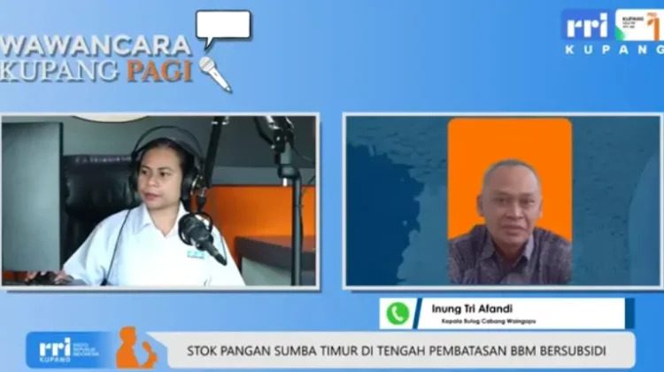 Stok Pangan di Sumba Timur Aman, Bulog Pastikan Distribusi Tetap Lancar