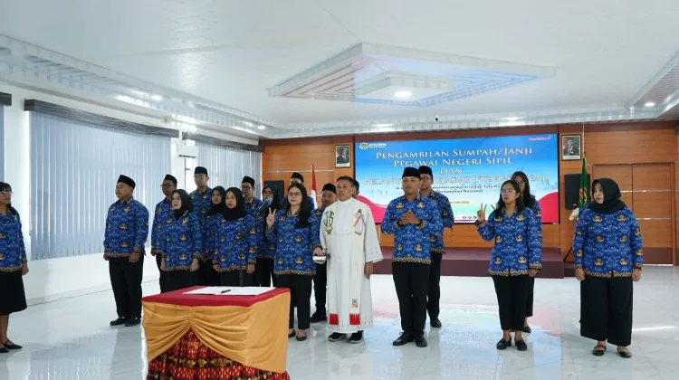 Pelantikan Serentak ATR/BPN, Wujudkan ASN Profesional dan Berintegritas