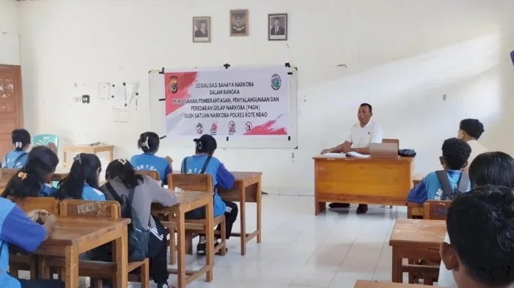 Polres Rote Ndao Gencarkan Edukasi Bahaya Narkoba