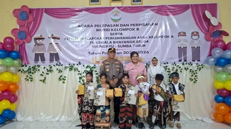 Lepas Murid TK Kemala Bhayangkari, Kapolres Dorong Pendidikan Berkualitas