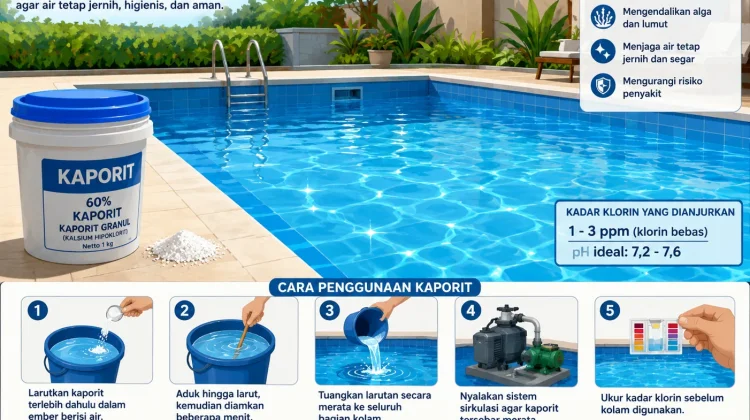 Kaporit di Kolam: Fungsi, Manfaat, dan Cara Penggunaan yang Tepat