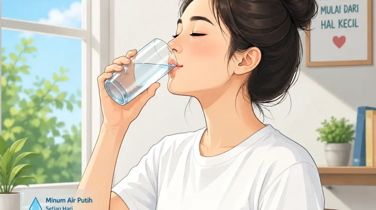 Tubuh Terhidrasi: Kebiasaan Minum Air Putih setelah Bangun Tidur