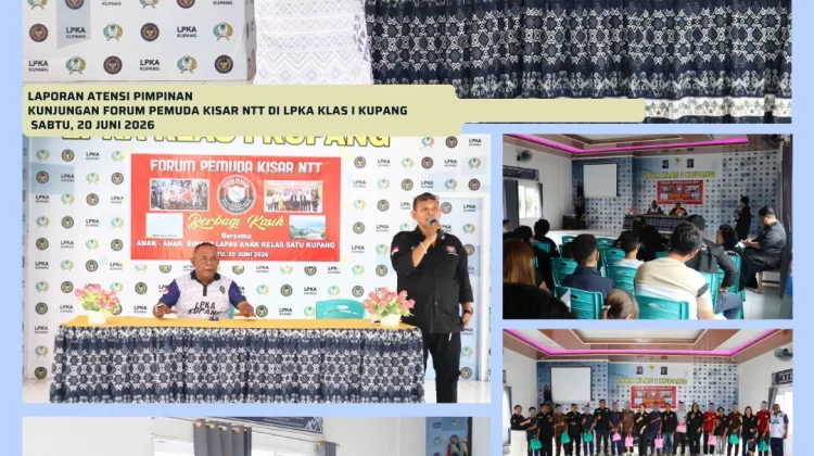 Forum Pemuda Kisar NTT Kunjungan Kasih ke LPKA Kupang