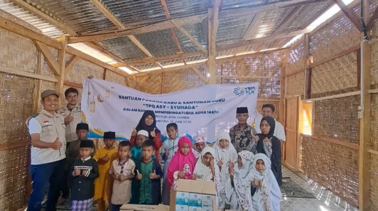 Hidupkan Semangat Belajar, PLN Sumba Tambah Daya 1300 VA di TPQ Asy-Syuhada
