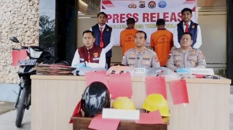 Pelaku Pencurian Kabel PLN  di SoE Diamankan Polisi