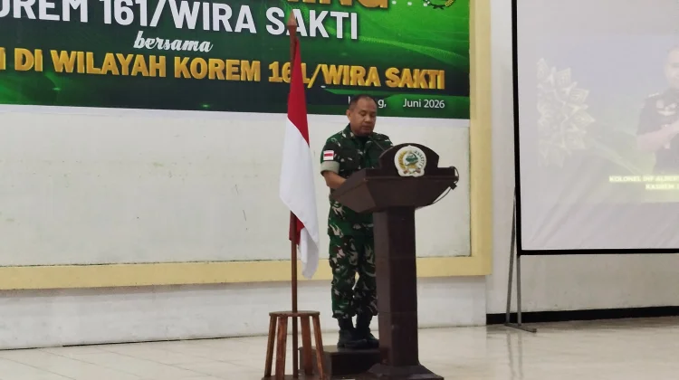 Kasrem 161/WS; Program TNI AD Selalu Dukung Kesejahteraan Masyarakat
