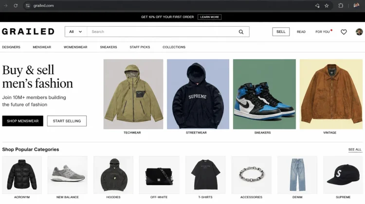Grailed.com, Surga Bagi Pecinta Thrifting dan Fashion Internasional