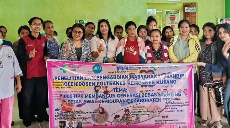 Abdimas Poltekkes Kemenkes Kupang Libatkan Suami Cegah Stunting