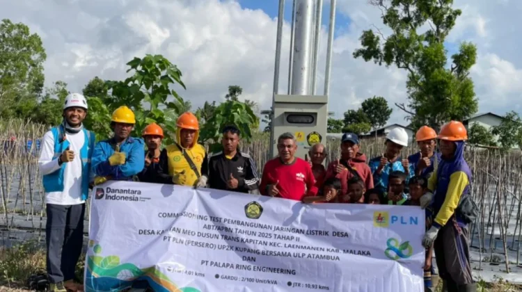 124 KK di Dusun Trans Kapitan Malaka, Bersukacita Sambut Terang PLN