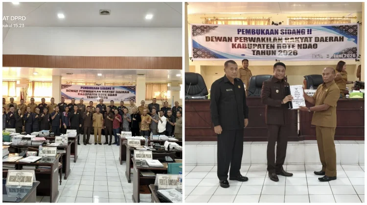 Raih Opini WTP, DPRD Apresiasi Pemkab Rote Ndao di Pembukaan Sidang II