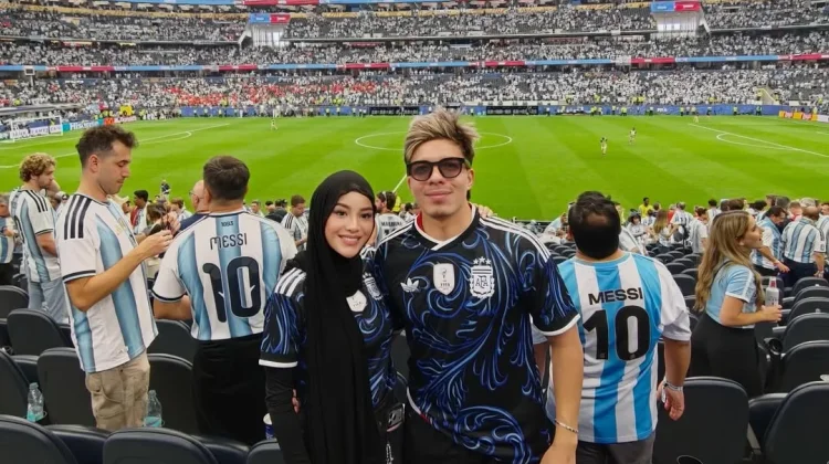Atta Ajak Aurel Nonton Piala Dunia
