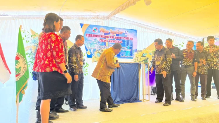Peresmian Kantor Baru KSP Pintu Air Dorong Pertumbuhan Ekonomi Rakyat Sumba