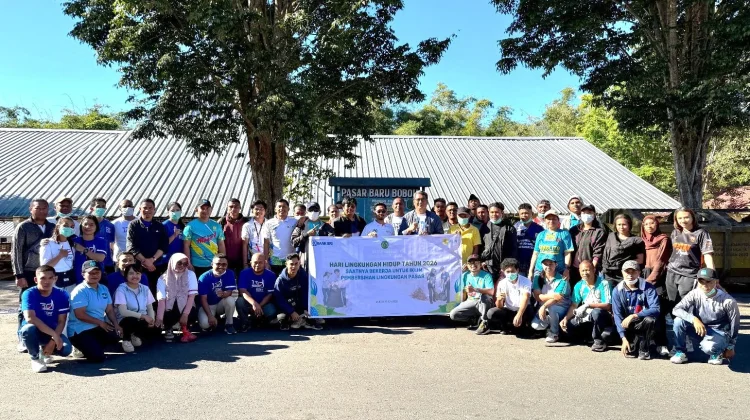 Pasar Bobou Berseri, Ekonomi Lestari: PLN dan Stakeholder Bersihkan Pasar Ngada