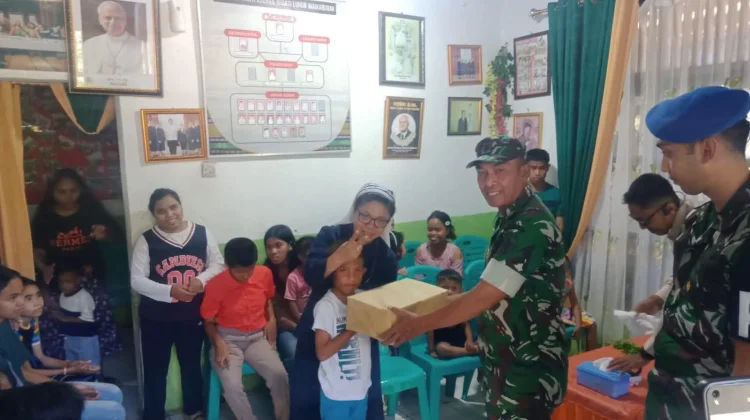 Kodim 1613 Sumba Barat Gelar Bakti Sosial Di Panti Asuhan