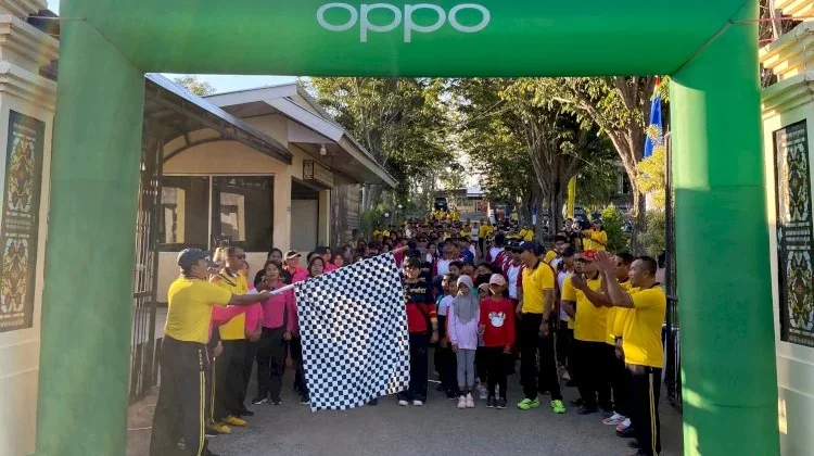 Kebersamaan Warnai Olahraga Hari Bhayangkara di Polres Rote Ndao