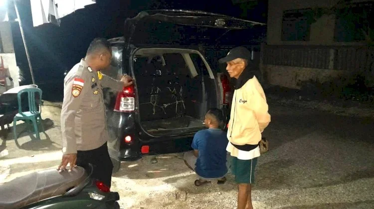 Cegah Kriminalitas, Polsek Rote Selatan Laksanakan Patroli